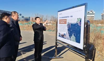 藍(lán)天集團(tuán)到海上世界、夾河·幸福新城調(diào)研交流